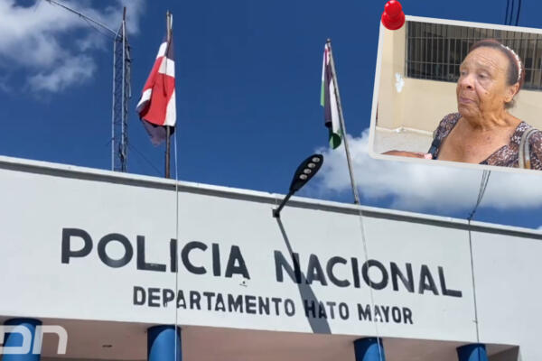 Una abuela de 72 años se presentó hoy en el Tribunal de la Instrucción de Hato Mayor con un corazón lleno de preocupación y esperanza (foto: CDN Digital)