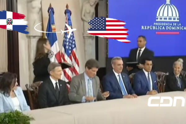 Abinader encabeza firma Cielos Abiertos con EE. UU.