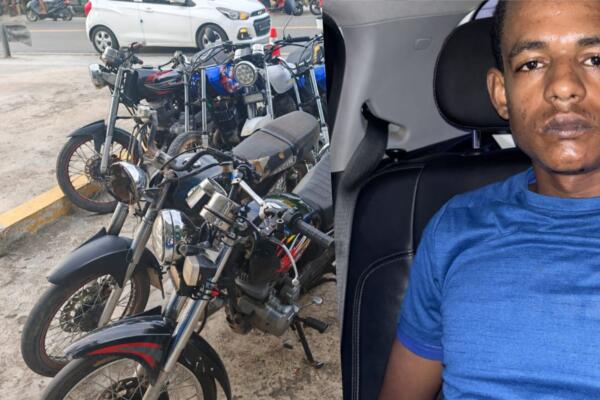 El arrestado responde al nombre de Andy Estrella alias “Pirulo”