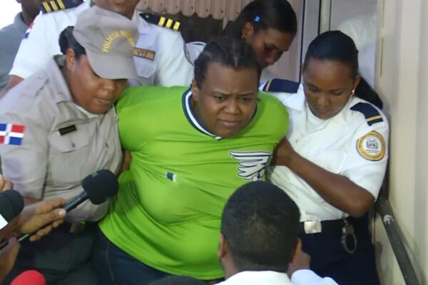 Ana Josefa García Cuello, imputada por la muerte de su hija de seis años de edad. FOTO: CDN
