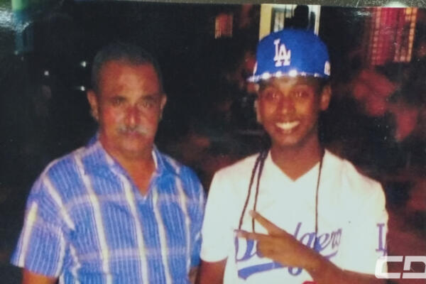 Atilia y Luis Manuel Vallejo, padre e hijo.