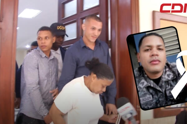 Erick Juan García, alias “Erick Guchy”, acusado de la muerte del agente de la policía William Esmerlyn Tejada. Foto CDN Digital