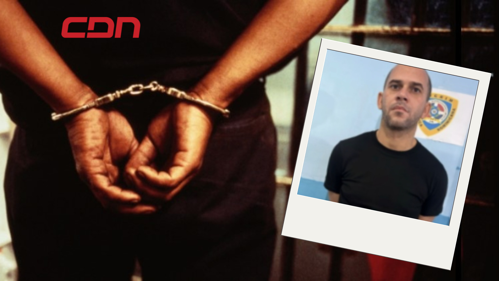 Elías Rodríguez, arrestado por asalto a mensajero en Santiago.