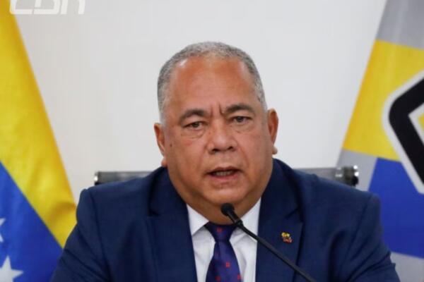 Presidente del Consejo Nacional Electoral (CNE) de Venezuela, Elvis Amoroso.