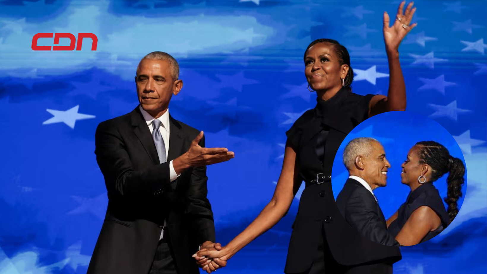 Convención Demócrata: Los Obama reviven la magia en apoyo a Kamala Harris