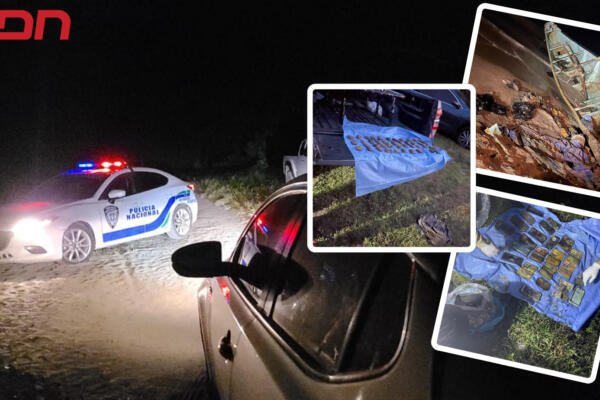 Se encontraron 43 porciones de una sustancia, que se presume es cocaína.