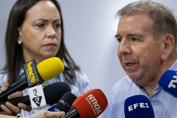 María Corina Machado y Edmundo González