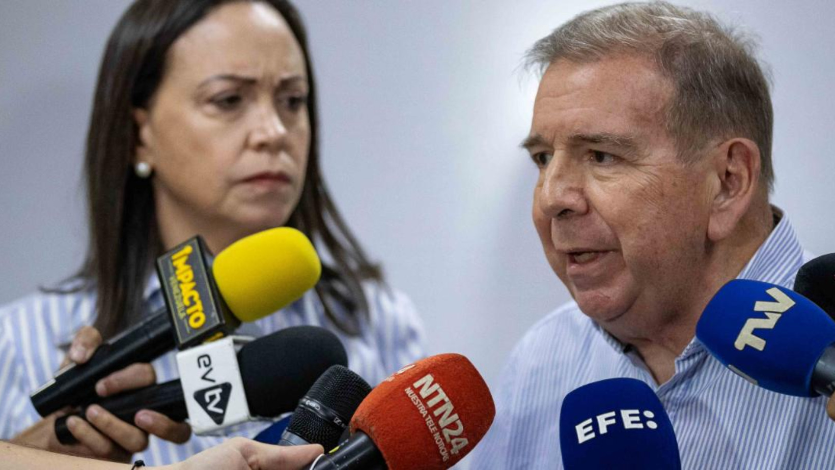 María Corina Machado y Edmundo González