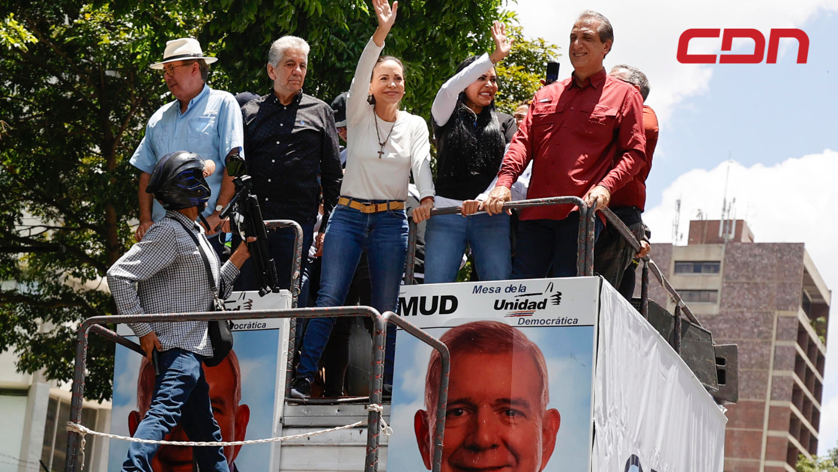 María Corina Machado, líder opositora de Venezuela