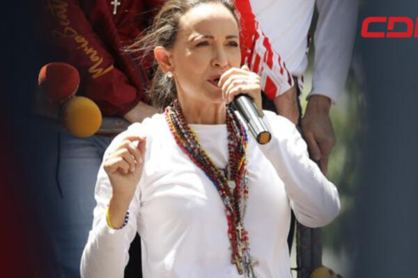 María Corina Machado, líder opositora de Venezuela