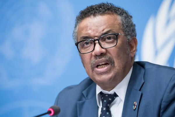 Foto: Director general de la Organización Mundial de la Salud (OMS), Tedros Adhanom Ghebreyesus. Fuente externa 