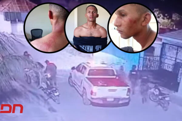 La acción quedó captada en cámaras de vigilancia.