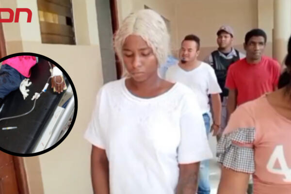 Lourdes Penélope Peña, acusada de herir en la cabeza a su hija menor. Foto CDN Digital
