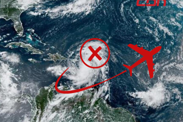 Aeropuerto de Puerto Rico cancela 18 vuelos por tormenta Ernesto