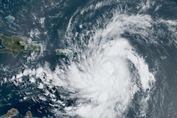 Trayectoria de la tormenta tropical Ernesto y su paso en Puerto Rico. Foto: fuente externa