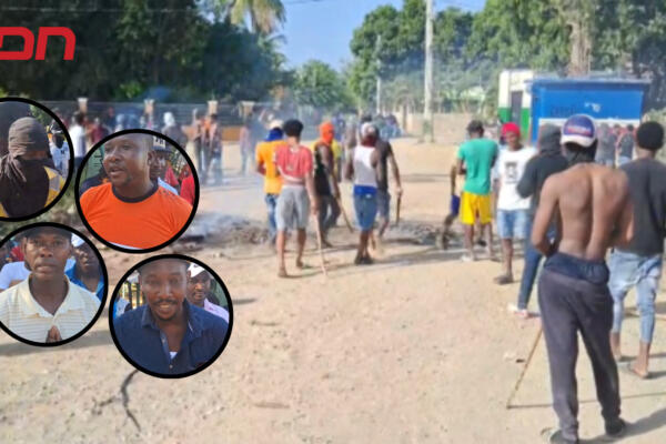 Haitianos se manifiestan por presuntos abusos de militares. Foto CDN Digital