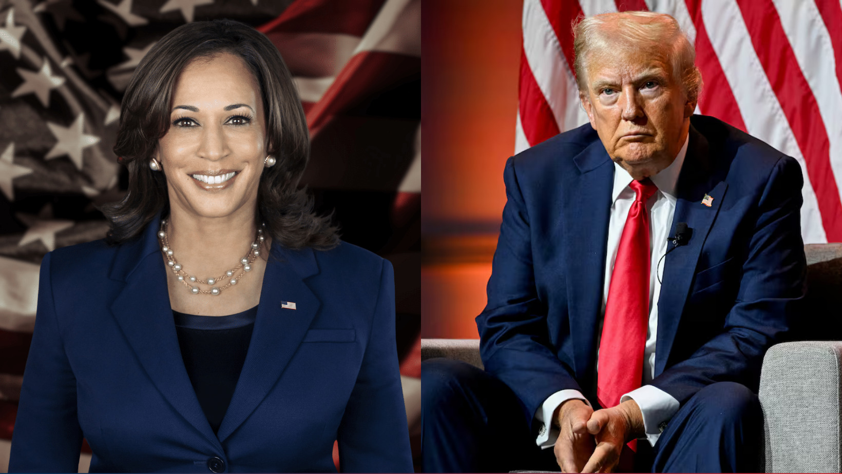 ¿Está hablando de mí?": Trump la emprende contra Harris en Truth Social