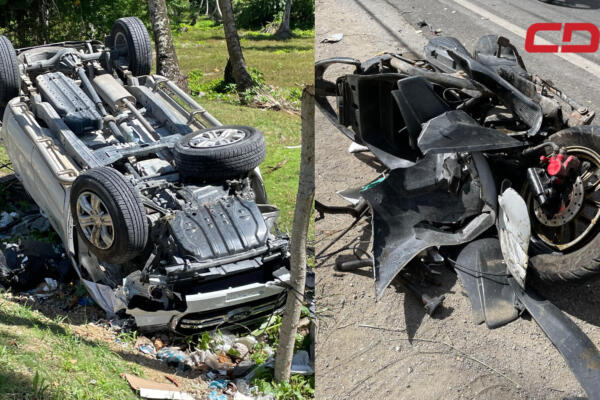 Accidente en donde perdió la vida un niño de cuatro años. Foto CDN Digital