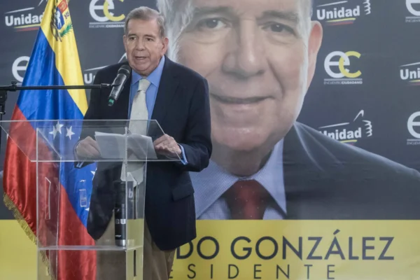 Candidato a la presidencia venezolana, Edmundo González Urrutia.
