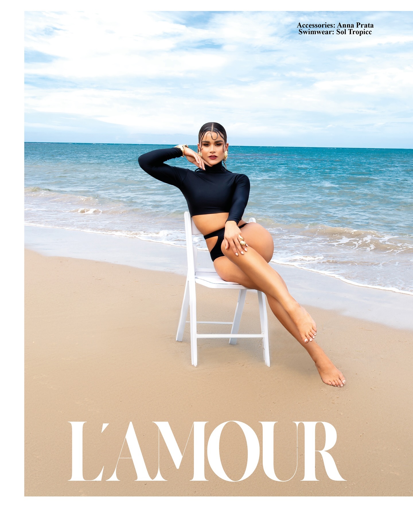 Clarissa Molina posa para la portada de L’Amour Magazine