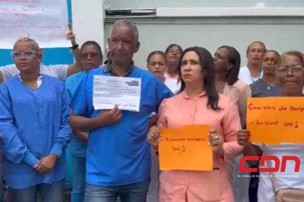 Las enfermeras del hospital Inmaculada Concepción en Sánchez Ramírez exigen incentivos. Foto: CDN Digital 