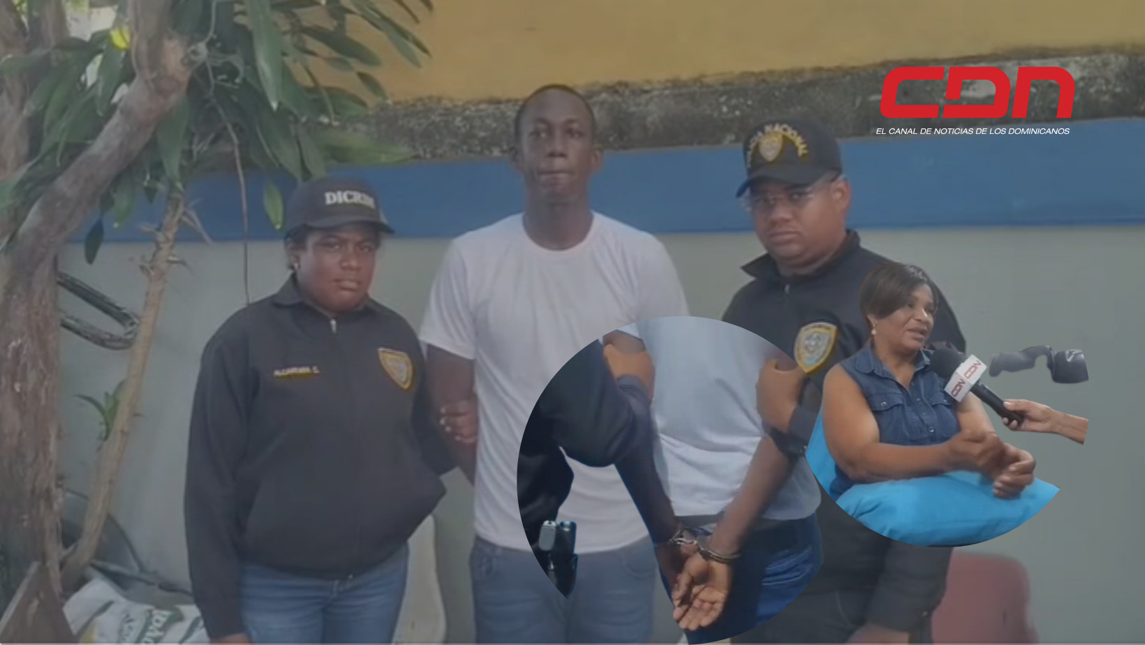 Apresaron en Los Alcarrizos a un presunto delincuente acusado de propinar nueve puñaladas a una mujer durante un asalto. Foto: CDN Digital