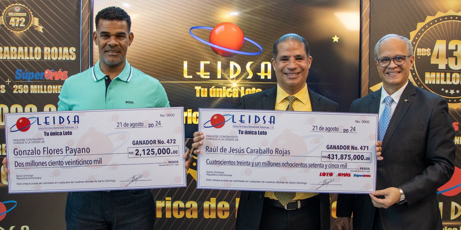 Entregó 434 millones a dos ganadores de los sorteos Loto, Loto Más y Súper Más. Foto: Fuente externa