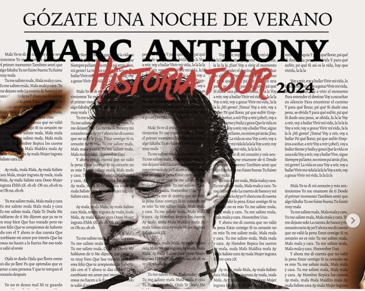 Todo listo para concierto de Marc Anthony