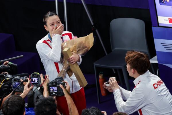 Huang Yaqiong no solo ganó medalla de oro en los Juegos Olímpicos, sino que además le propusieron matrimonio