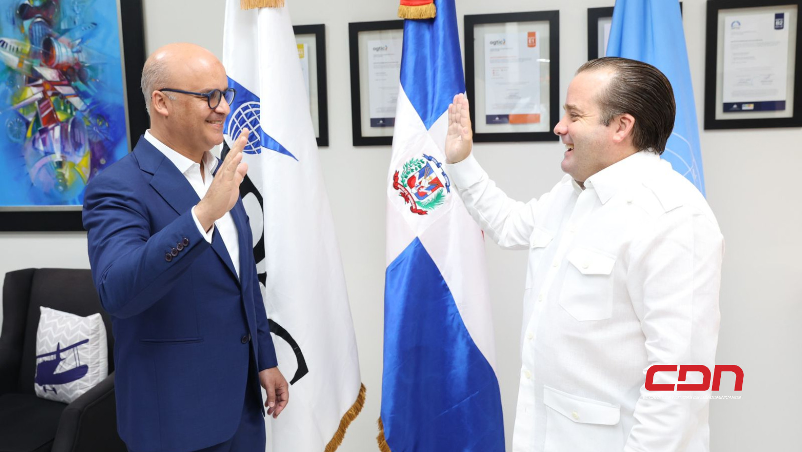 Ministro Paliza oficializa nombramiento de Igor Rodríguez como director del IDAC