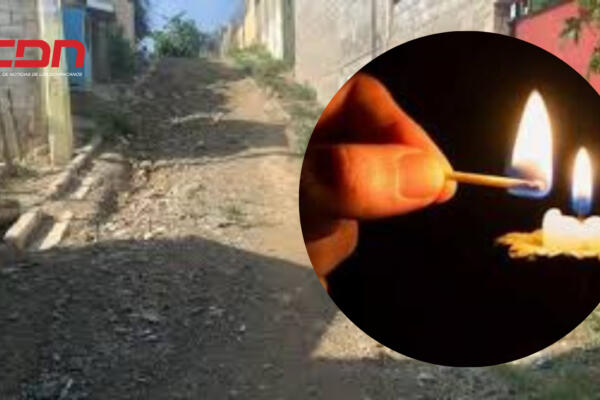 Reclaman por asfaltado de sus calles y cese de los apagones. Foto: CDN Digital 