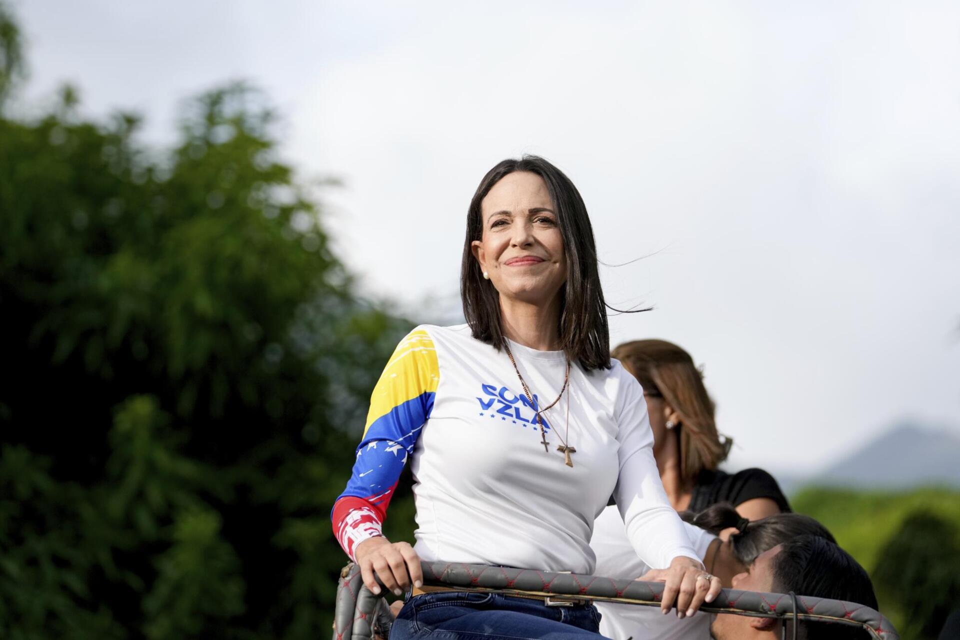 María Corina Machado aboga por una lucha "pacífica" y con "fuerza" por la verdad