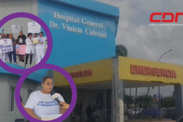 Enfermeras agrupadas en el Sindicato Nacional de Trabajadores de Enfermería paralizaron sus labores. Foto: CDN Digital 
