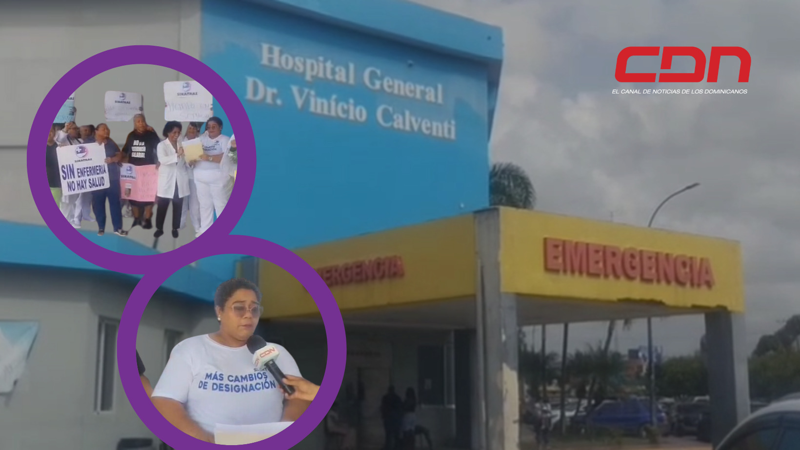 Enfermeras agrupadas en el Sindicato Nacional de Trabajadores de Enfermería paralizaron sus labores. Foto: CDN Digital