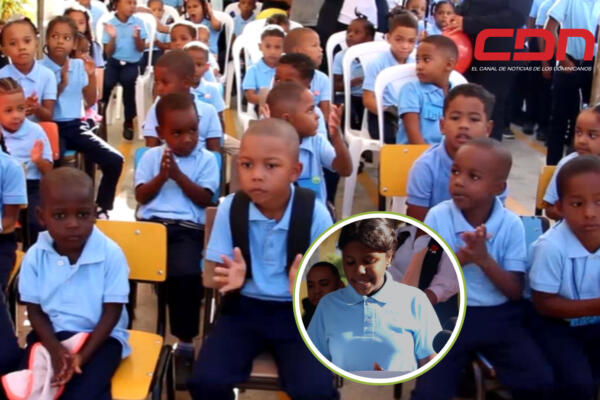 En este centro educativo en este primer día la docencia fue aproximadamente de un 75% de la matrícula estudiantil. Foto: CDN Digital 