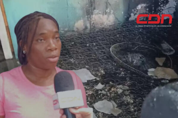 La propietaria de la casa, María Luisa Benítez, dijo que tenía alrededor de media hora que había abandonado la residencia. Foto: Fuente externa 