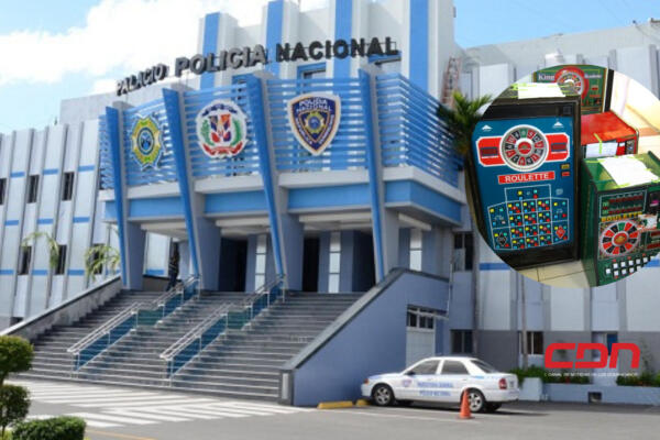 PN y MP decomisan y destruyen 100 máquinas tragamonedas en San Cristóbal