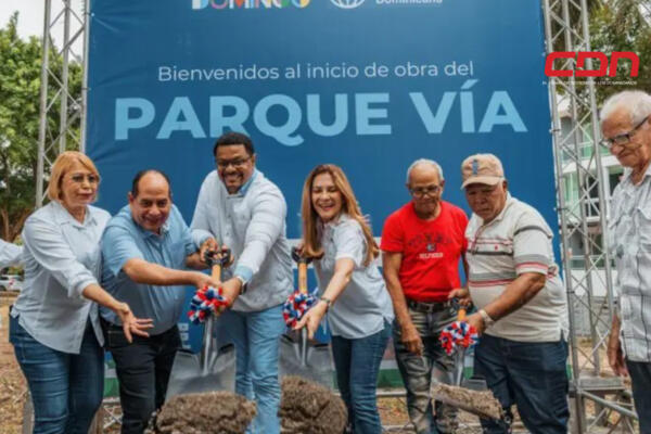 Alcaldía del Distrito Nacional, en colaboración con la Cervecería Nacional Dominicana, ha dado inicio a la construcción del esperado Parque Vía.