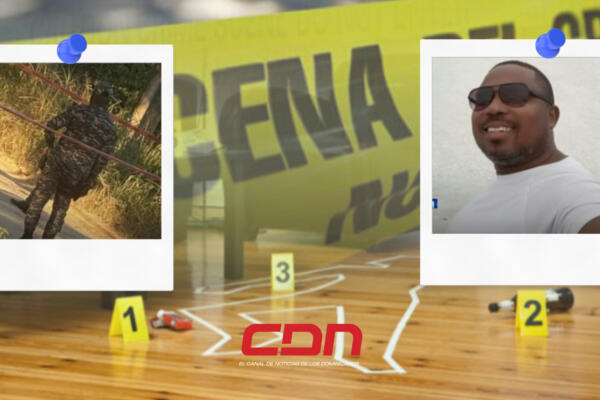 El cuerpo de Eddy de la Cruz, de 40 años, lo encontraron en el Kilómetro 21 de la autopista Las Américas. Foto: CDN Digital 