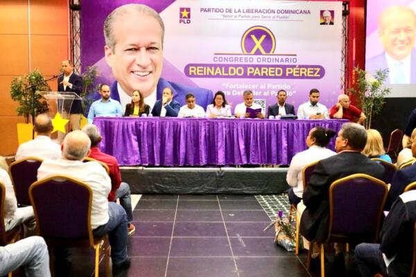 La plenaria de delegados del Partido de la Liberación Dominicana (PLD) quedó formalmente aperturada en el marco del X Congreso Ordinario. Foto: PLD
