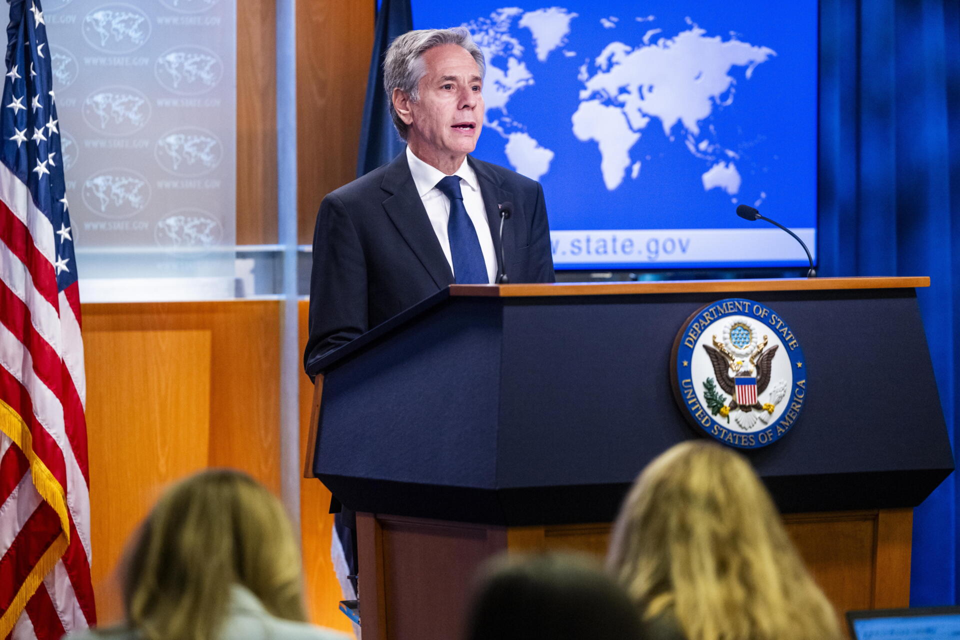 El Secretario de Estado de Estados Unidos, Antony Blinke