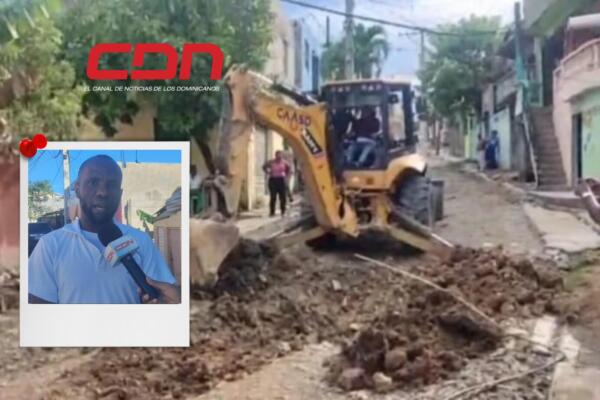 Con equipos pesados y obreros llegaron al lugar llevando las buenas nuevas a los moradores de esta comunidad. Foto: Fuente externa