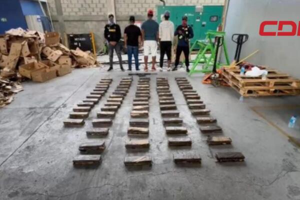 Incautan 360 paquetes de cocaína oculta en contenedores de banano de exportación el Puerto de Manzanillo