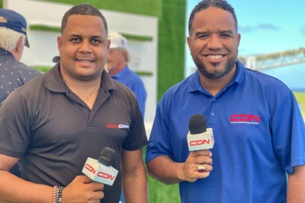 Cristian Lara y Manuel Acevedo, ambos de la familia de Multimedios del Caribe CDN, están muy agradecidos por la nominación por parte de la ACD