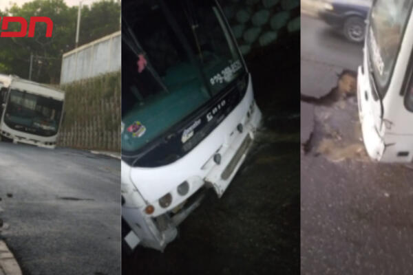 El autobús es utilizado para trasladar a empleados de la zona franca de Matanzas.
