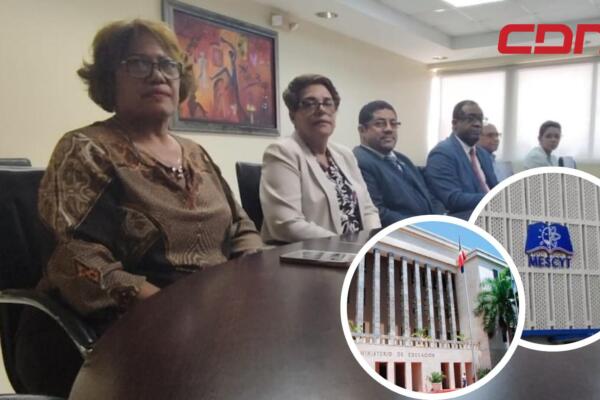 Reunión de autoridades de la Universidad Autónoma de Santo Domingo (UASD) 