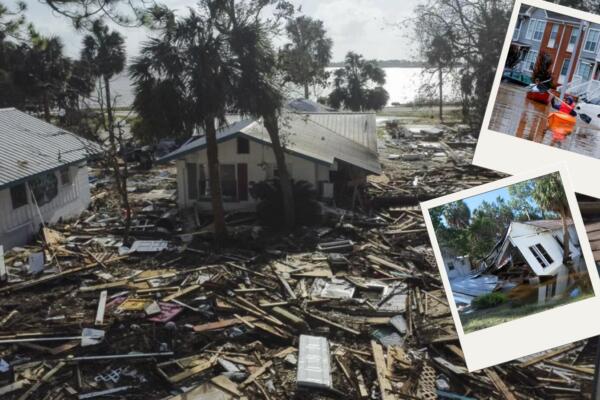 Helene entró como un huracán de categoría 4 por Florida y ha generado peligrosas inundaciones, crecidas de ríos y tornados. 