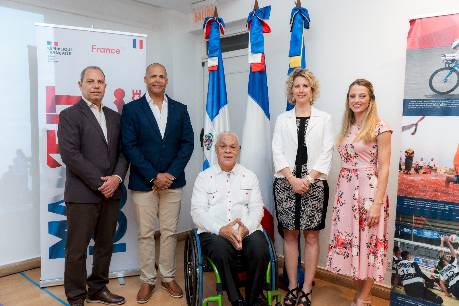 La actividad fue encabezada por la Embajadora de Francia ante la República Dominicana, la Sra. Sonia Barbry.