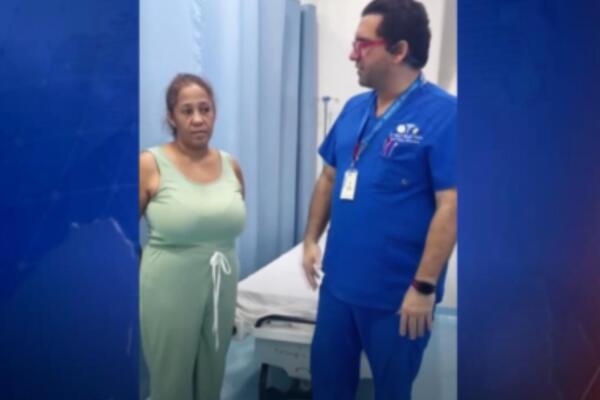 Anatalia Martínez, a quien presuntamente negaron servicio por no tener seguro médico.
