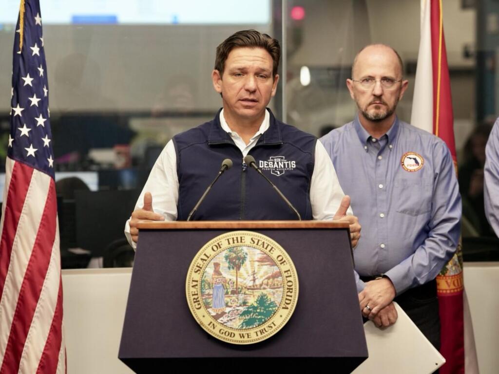 DeSantis confirma 2 muertos y más de un millón de clientes sin electricidad tras el paso de Helene
